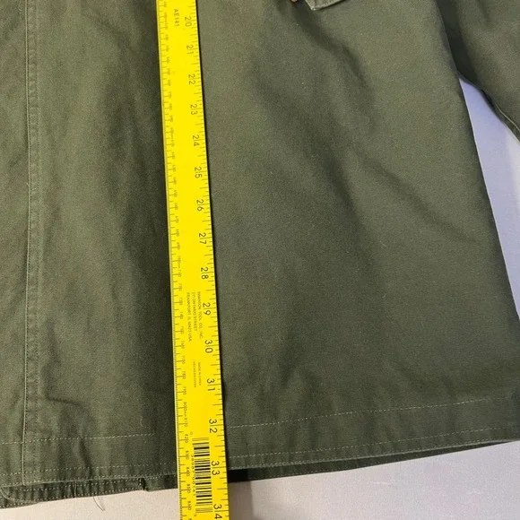 Susquehanna Trail Mens Large Chore Coat Green Workwear Utility - Picture 11 of 11